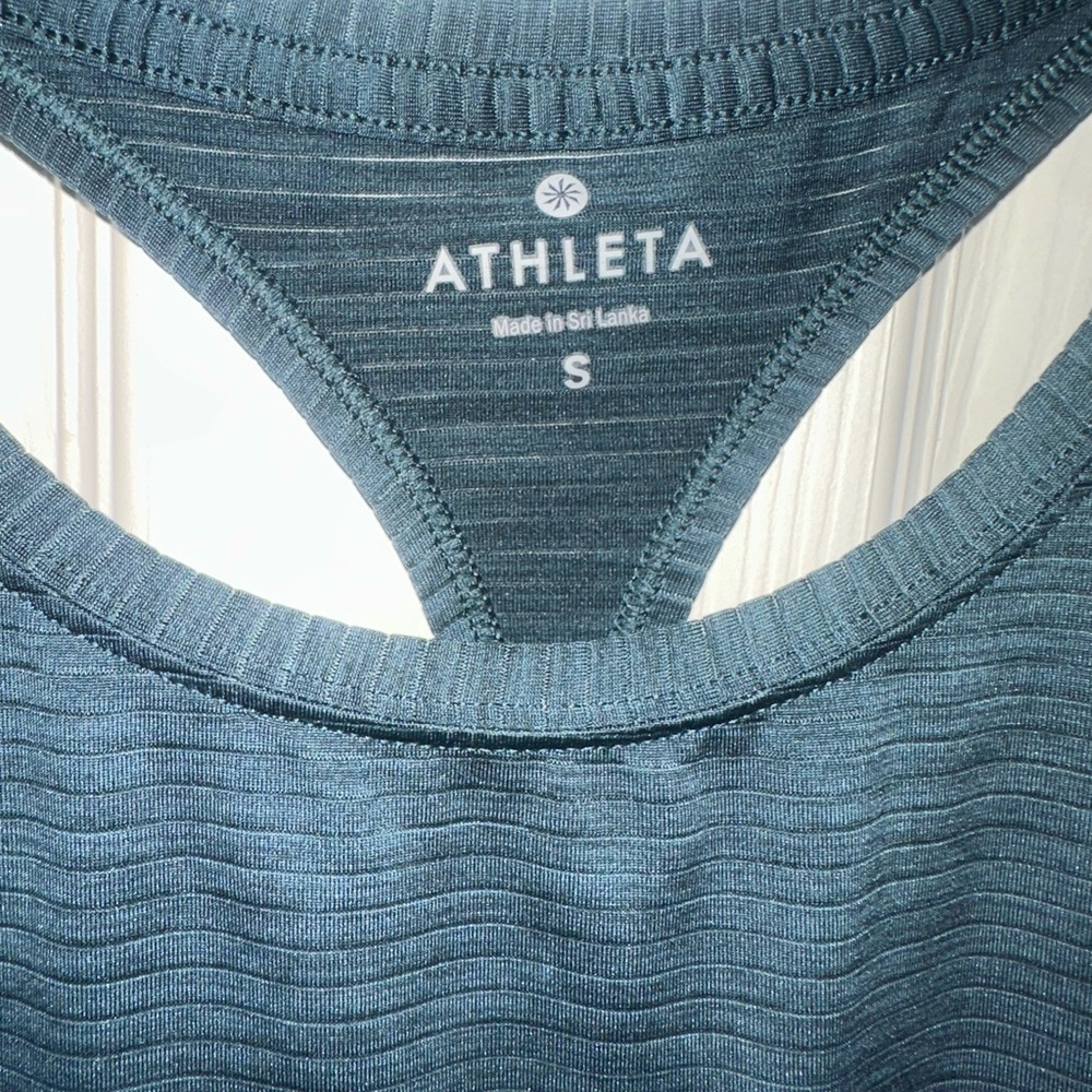 Athleta Blue Racerback Tank - Picture 2 of 4